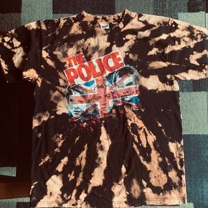 Band tie-dye T-shirt -POLICE